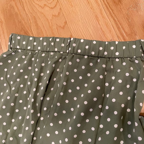 Glamaker Polka Dot Skirt With Split Women's Large - Picture 2 of 4